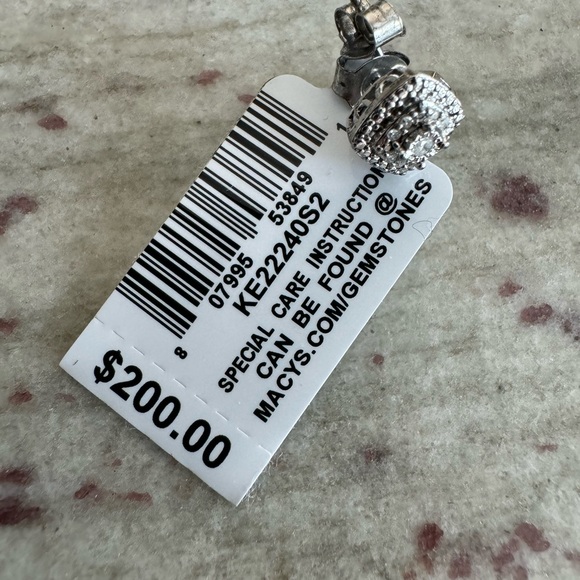 MACY*S | cushion stud diamond earrings - Picture 6 of 6